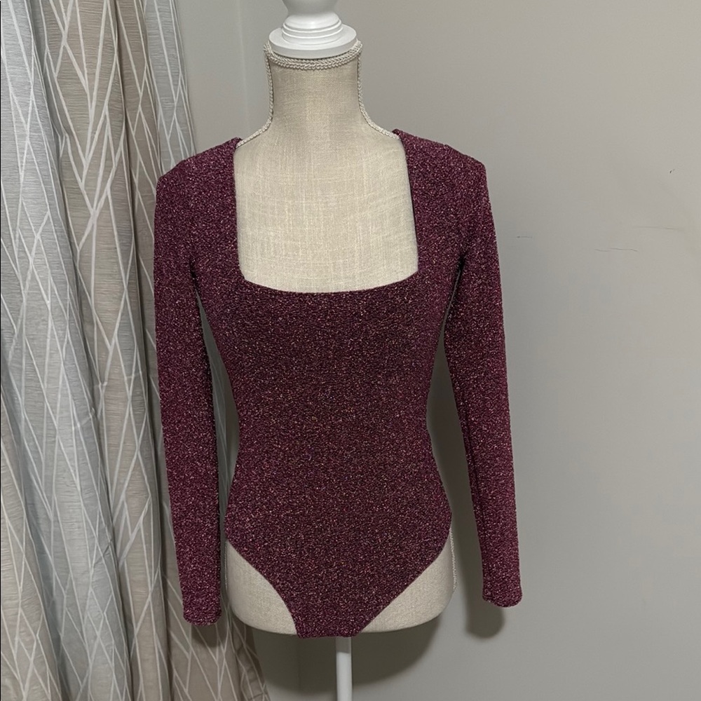 Show Me Your MuMu Sparkling Plum Bodysuit